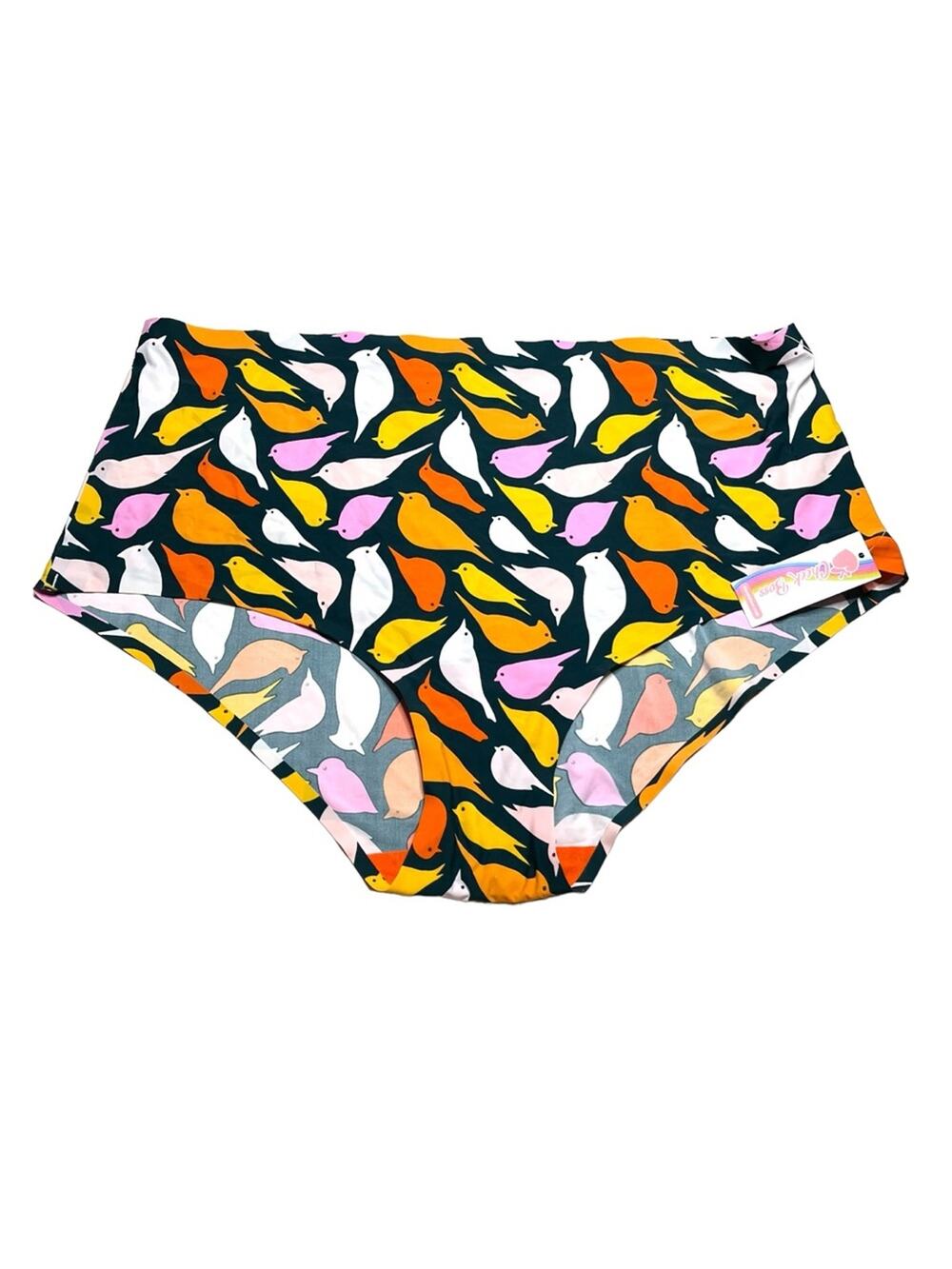 Cheek Boss Brief Panty Birds Size 4XL